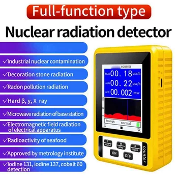 Брояч на Гайгер, детектор за ядрена радиация с LCD дисплей, Дозиметрические детектори, бета-гама-рентгенови лъчи тестер, ръчен